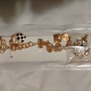 Elegant Gold Charm Bracelet